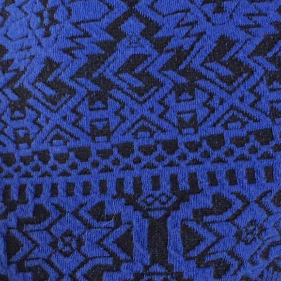 Short Blue Long-Sleeve Dress - Picture 2 of 2